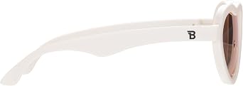Babiators Polarized Hearts: Sweet Cream | Rose Gold Mirrored Lenses | Ages 0-2