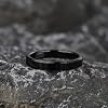 Personalized Ring for Couples 4mm 6mm Silver Gold Plated and Silver Rose Gold Plated Customized Tungsten Engraved Engagement Wedding Band