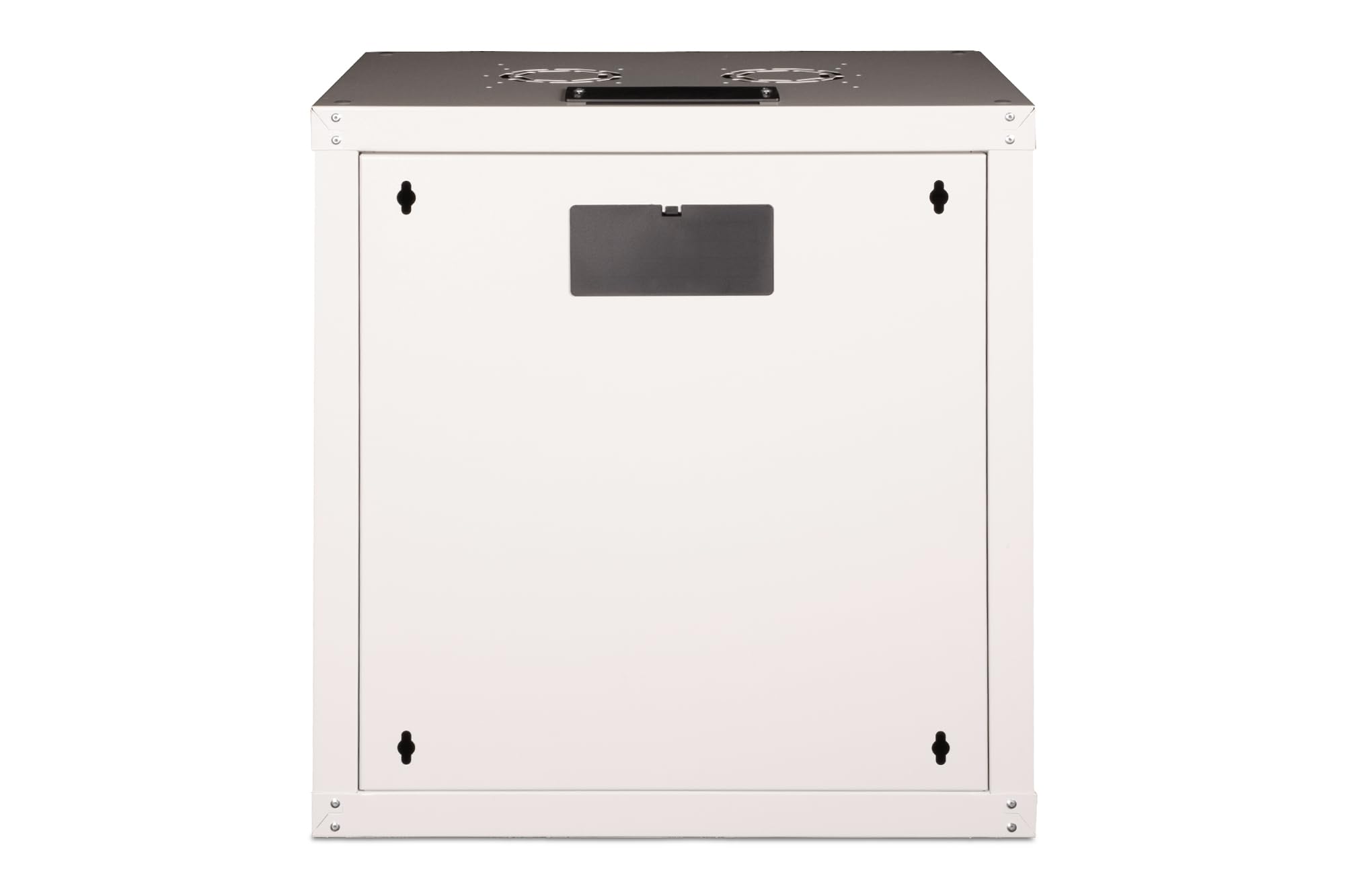 DIGITUS Netzwerk-Schrank 19 zoll 12 HE - Wandmontage - 450 mm Tiefe - Traglast 100 kg - Unique Serie - Glastür - Grau | Nutztiefe 370 mm – Wandmontage – Traglast 100 kg – Sicherheitsglastür – Schutzklasse IP20