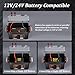 SUNAPEX Smart Battery Box 12V/24V Power Center - Multi Ports & Circuit Breaker for Trolling Motor, Marine,RV & Solar Panel (No Battery)