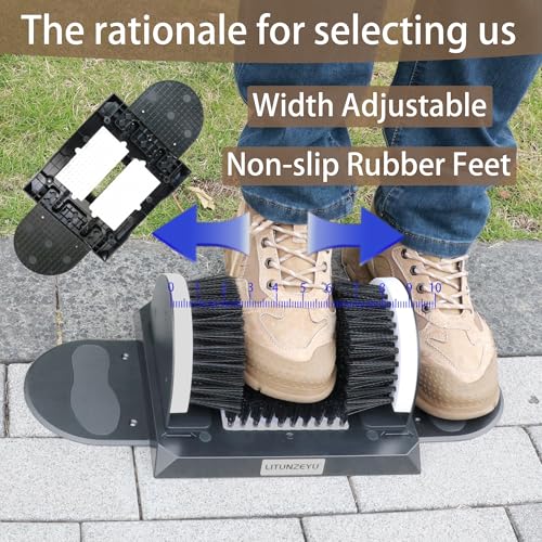 Limpiador de zapatos ajustable para barro y nieve miniatura 4