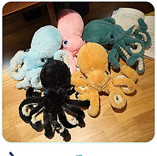 Nicole Knupfer Krake Plüschtier Octopus Plüsch Puppe Spielzeug Große Geformt Cuddly Kuscheltier Oktopus Geburtstag Geschenke (Grün,30cm)