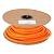 Panduit CLT38F-C3 Slit Wall Corrugated Loom Tubing, Orange