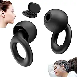 NWX Protetor Auricular para Dormir| Abafador de Ruídos em Silicone Confortável | Tampão de Ouvido Reutilizável Anti Ronco para Sono Profundo Protetor Auricular Antirruído