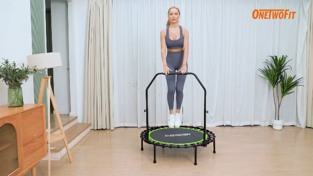 Trampolino 150cm Con Rete Di Sicurezza - Trampolino Per Bambini Con Cestino Da Basket - Foto 3