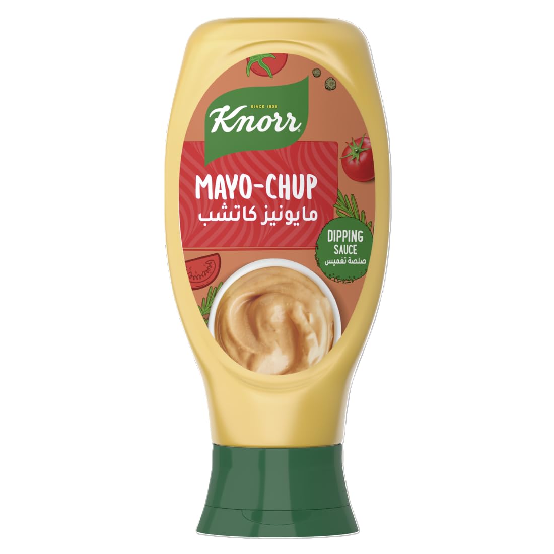 Knorr Flavoured Mayonnaise, Mayo-Chup, Delicious Blend Of Mayonnaise & Ketchup, Ideal As A Dip, Dressing Or Spread, 420ml