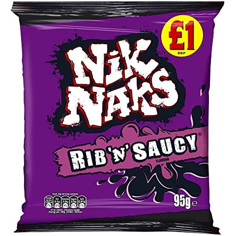 Nik Naks Rib'n'Saucy 95g x 12 Cover