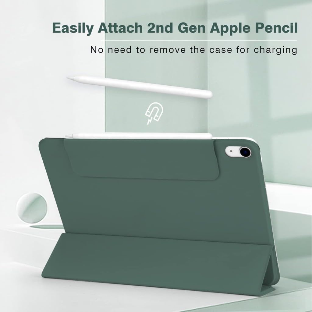 UnDePlus iPad 11.Nesil A16 11inç/10.Nesil 10.9inç ile uyumlu Kılıf Smart Folio Manyetik Standlı Tablet Case Lacivert