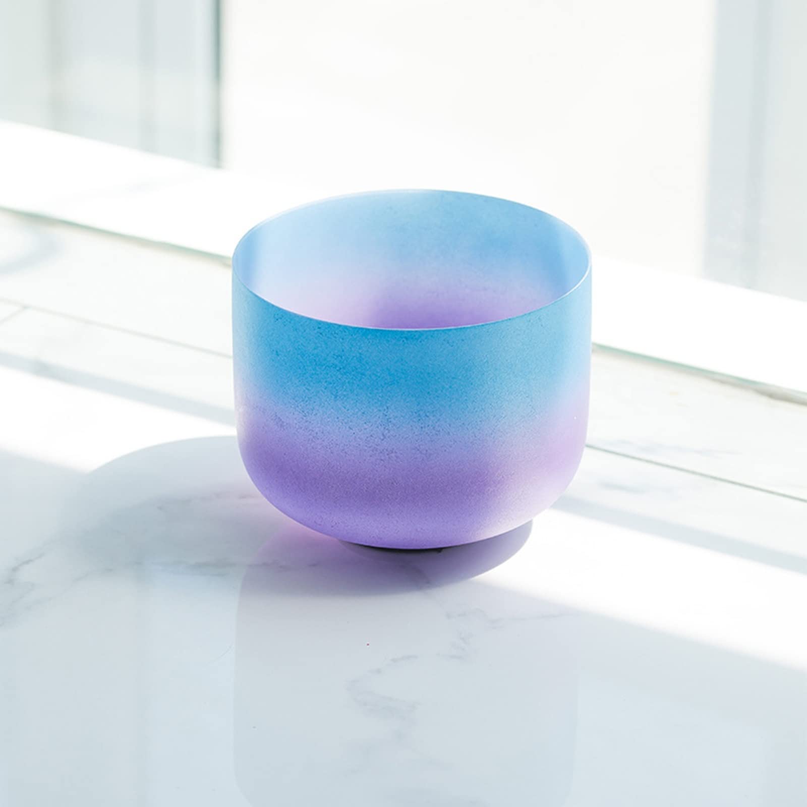 Quarz-Klangschale, DREI Farben, Töne C/D/E/F/G/A/B, Mattiert, Ideal Für Yoga, Chakra- Und Meditationsübungen, Einzigartige Geschenke Für Frauen, Ton D, 30 cm (12 Zo,D Note-10 inch