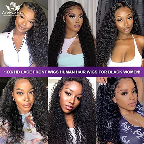 Natural Color 13x6 Deep Wave Lace Front Wigs 24 Inch+Ginger Orange 13x4 Deep Wave Lace Front Wigs 30 Inch