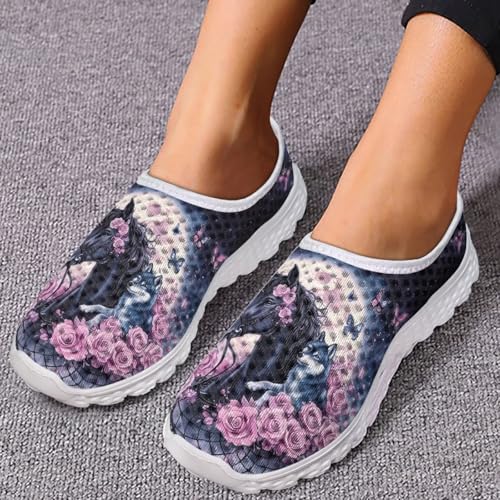 Image of Athletic Tennis Sneakers Road Road Running Shoes US 5.5-11.5 Slip On Shoes for Women