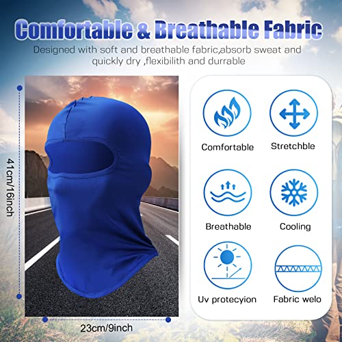 Image of 30 Pcs Balaclava Ski Face Mask Full Face Cover Mask UV Protection Cooling Neck Gaiter Summer for Men Women Winter Outdoor