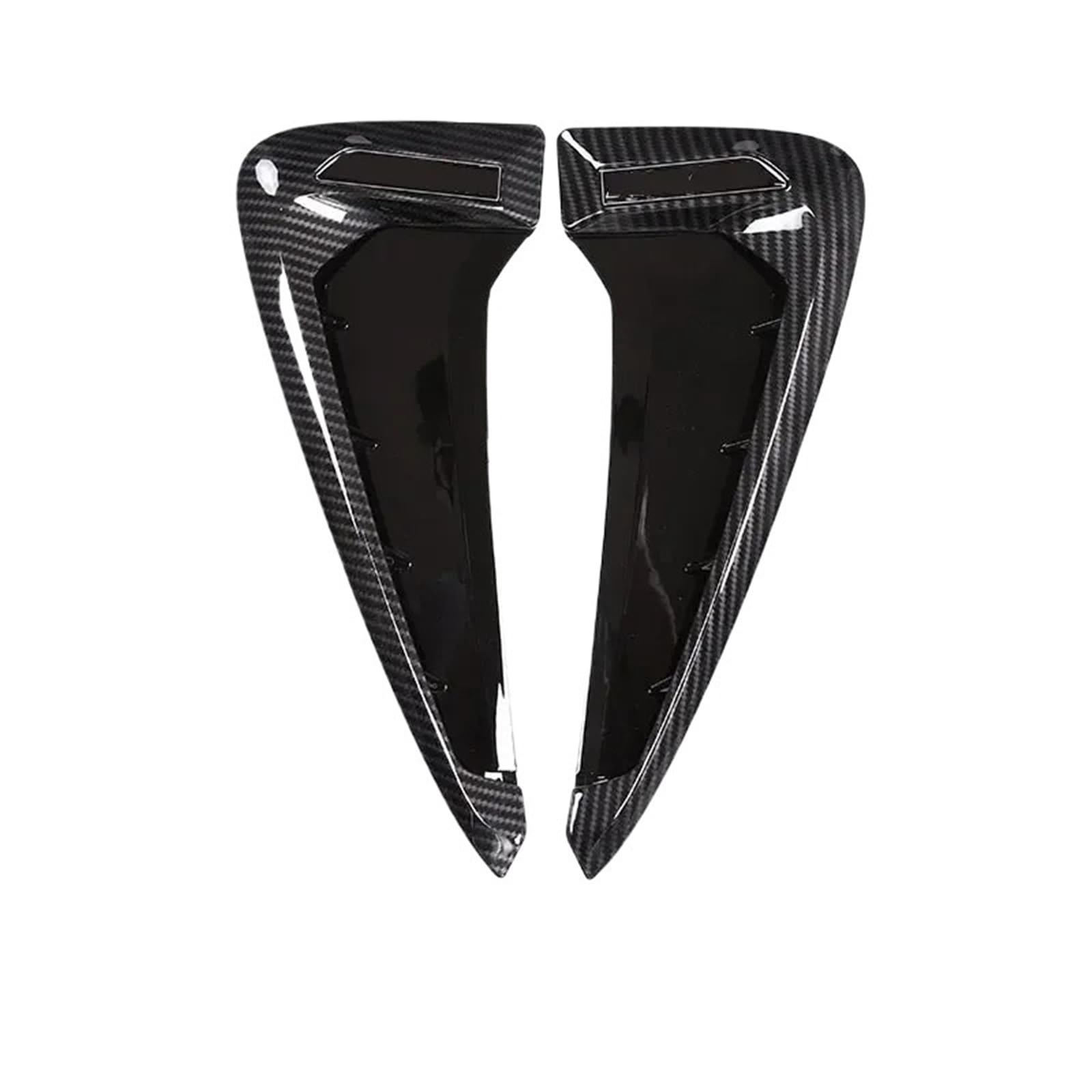 Car Side Wing Trim Fit for BMW F15 X5M F85 2014-2018 Car Shark Gills Side Fender Vent Stickers(Carbon Fiber NO Logo)