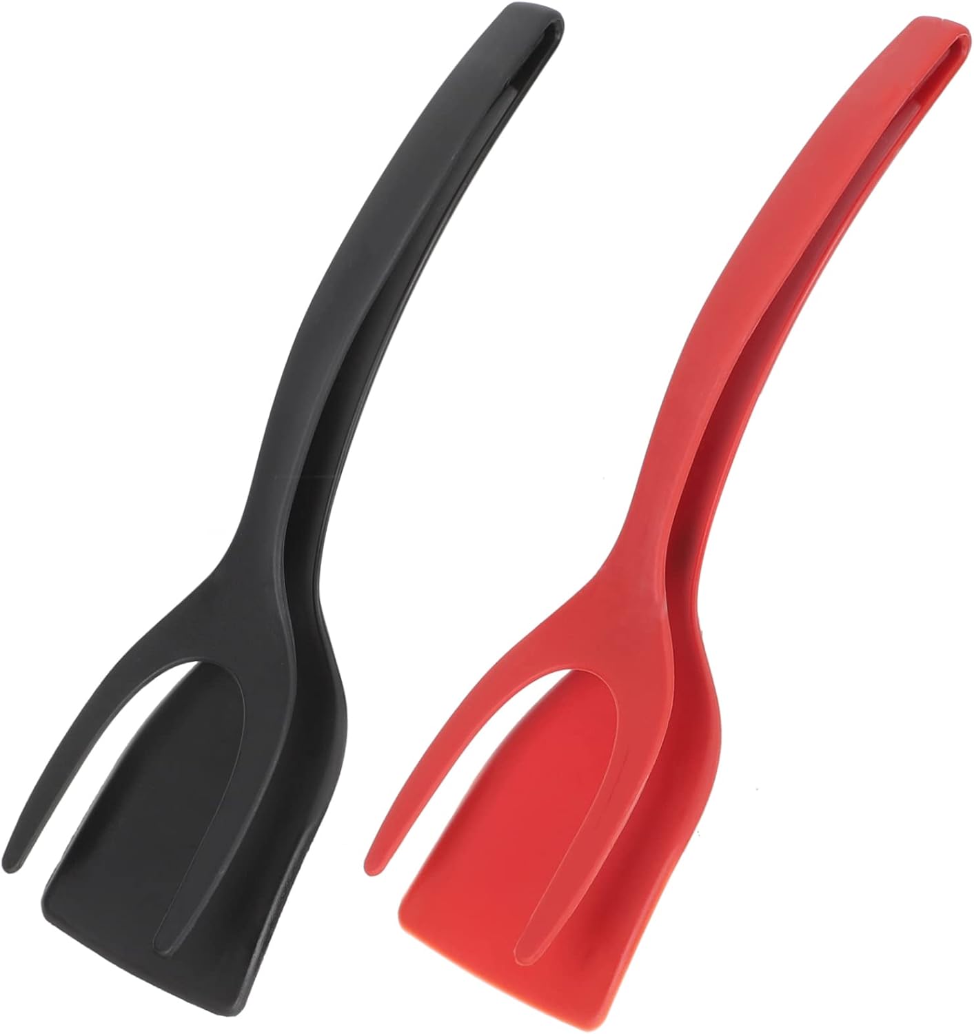 Happyyami 2pcs Silicone Egg Spatula Nippers Tool Pliers Tool Wok