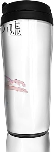 Miniatura 3 de Taza de café de anime con tapa de viaje con tapa de 12 onzas