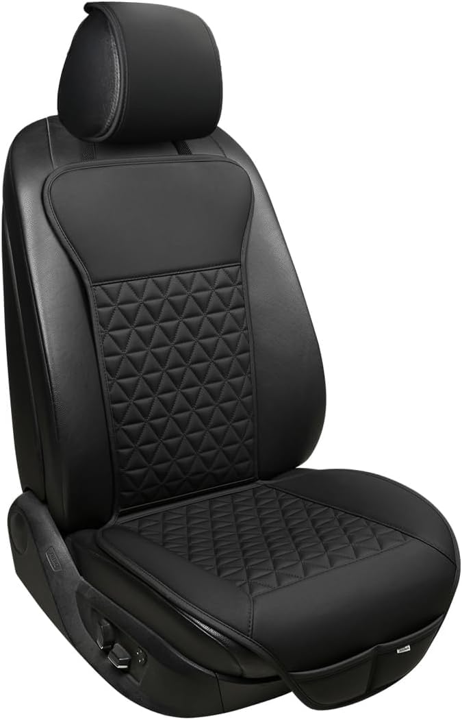 Kindersitzunterlage Auto für Citroen DS Spirit DS3 DS4 DS5, Wasserdicht Robust Autositzschoner Kindersitz, rutschfest Autositzauflage Leder Schutzmatte