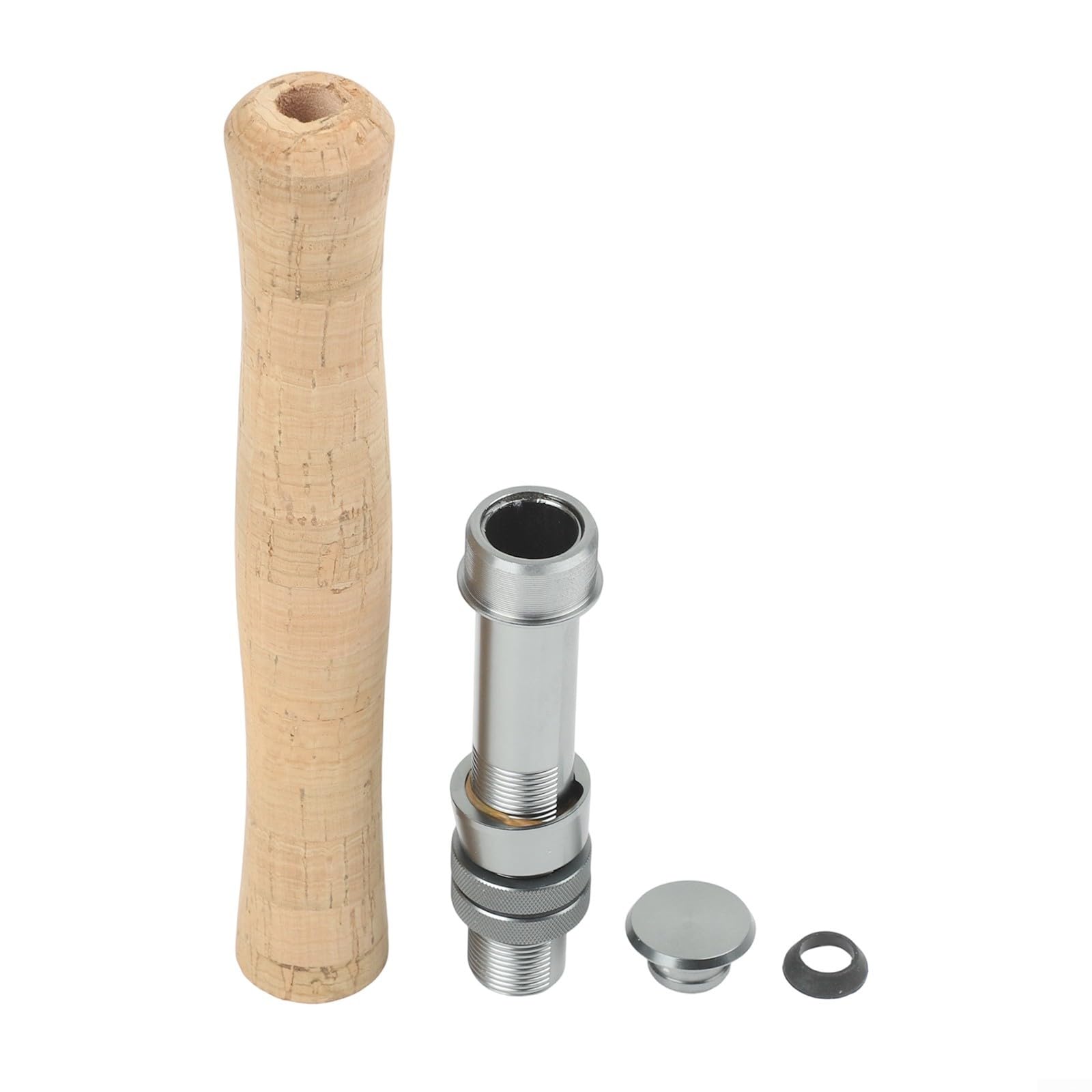 Cork-Based Fly Fishing Rod Handle and Reel Seat Set for Custom Rod Builders and Repair Needs Lightweight and (2#)