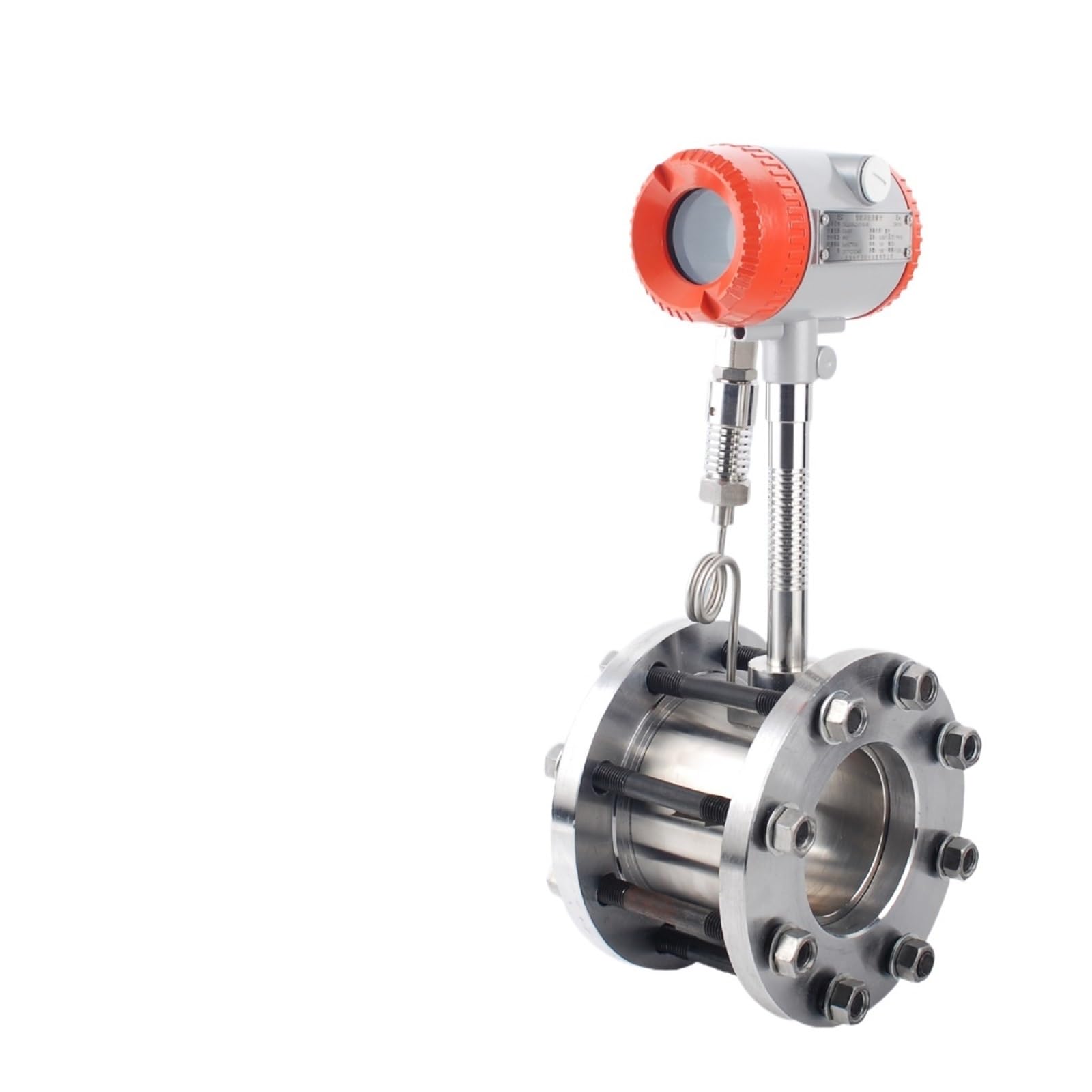 LEOTNNDQ Vortex Flow Meter Clamp Type with Temp Pressure Compensation RS485 4‑20mA Output(DN32-steam)