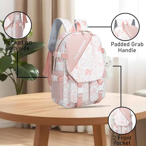 Image of Tinytot 30 Litre Japanese Korean Style School Bag Water-Resistant Laptop & Travel Backpack - Unisex Large 18 Inches Multipurpose Student Backpack for Boys & Girls, Men & Women