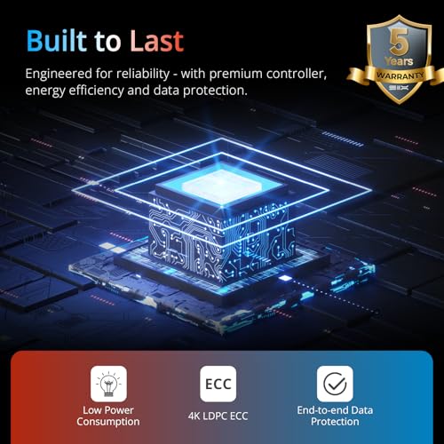 Image of SIX X4000 PRO 256GB M.2 2280 SSD PCIe Gen3x4 NVME SSD Solid State Drive - Up to 3100MB /s Read Speed