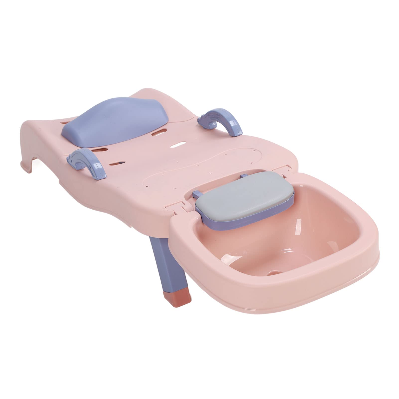 Kinder-Shampoo-Stuhl, faltbar, Kleinkind-Shampoo-Stuhl, Badehilfe, Rutschfester Kleinkind-Haarwaschstuhl mit Shampoo-Becken for Kinder von 0 bis 10 Jahren ()