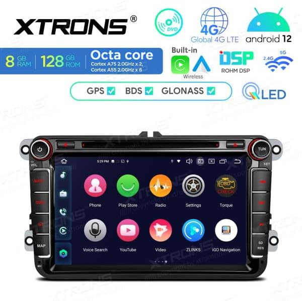 XTRONS IX82MTV Car Stereo showing various applications