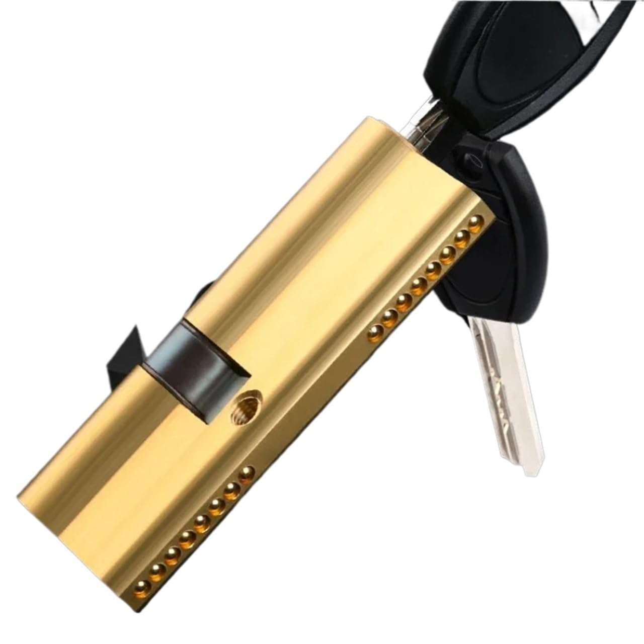 Sxolcoufoh E Metal Door Lock Cor Copper Ball Typ With Keys Hardwar Accessories 1Pcs(E)