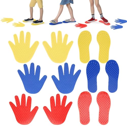 Tapis de jeu pieds et mains antidérapant jouet d'exercice de coordination