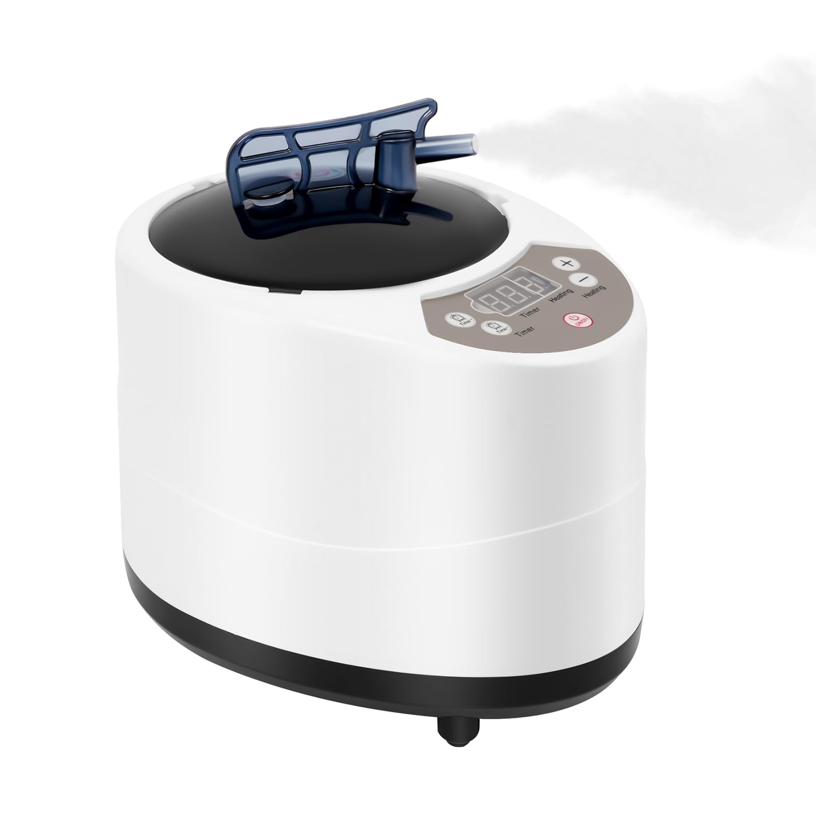 Generatore di vapore per sauna, 1000W - 3 litri Portatile Generatore di vapore per sauna per casa con timer e display LED e telecomando, 9 livelli di temperatura per bagno turco