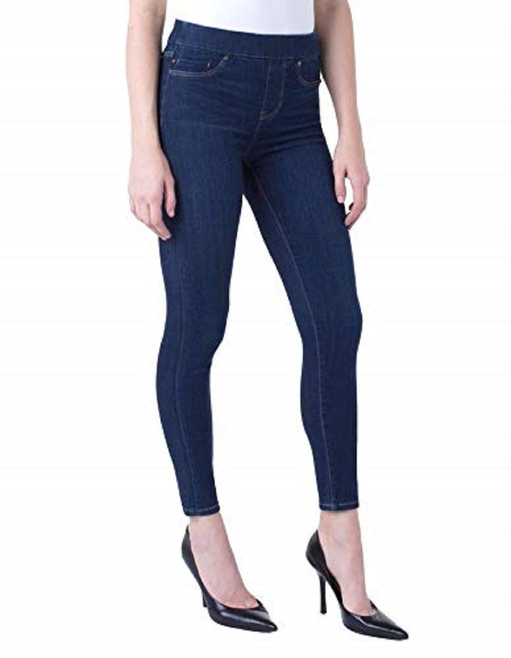 Liverpool Womens Sienna Pull On Ankle In Silky Soft Denim