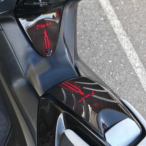 labelbike - 3D Resin Stickers Decorations and Protections of Motorcycle Scooter Tank Door and Front Footboard Compatible with Yamaha Tmax 500 2008-2011