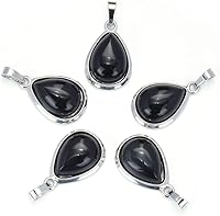 Vista 3 de Adabele Natural Semi Precious Stone 22mm Teardrop Waterdrop Pendant Drop Loose Stones for Necklace Earrings Keychain Pendant DIY Craft Jewelry