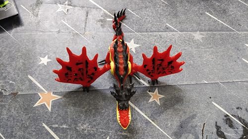 Image of Flexible Toothless Dragon 3D Printed Night Fury and Light Fury Toys, Couple (HookFang)