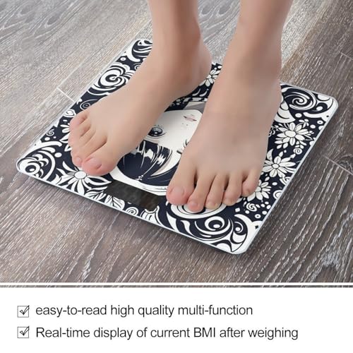 Báscula Digital para Baño con Plataforma Ancha y Display LCD miniatura 5