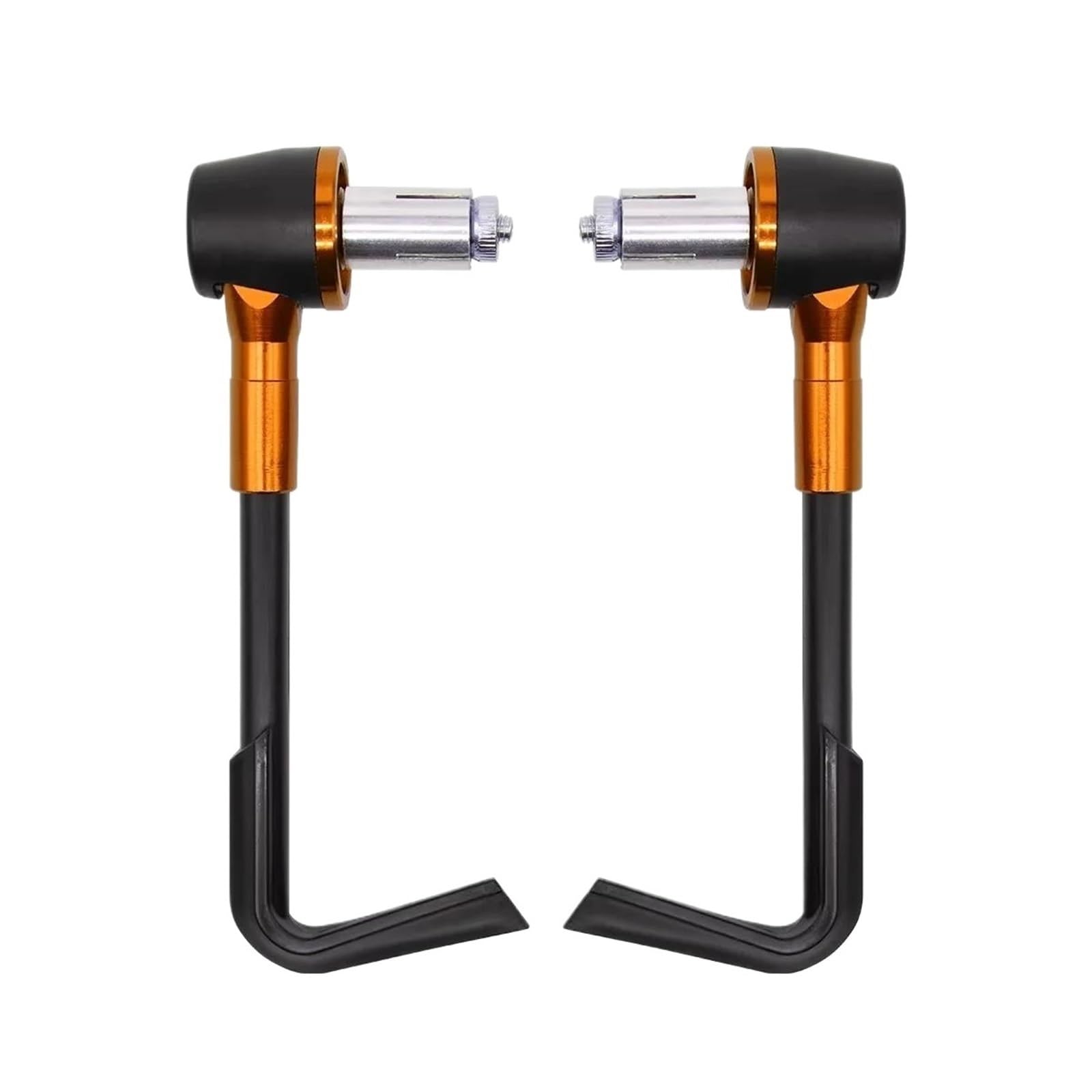 Hjtedhe Orange 22Mm Universal Adjustable Motorcycle Hand Guard Handle Handguard Windproof Lever Guard Protector Motorcycle Handlebar Lever Guards(Orange)