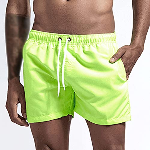 Shorts de baño deportivos de hombre con cintura elástica miniatura 4