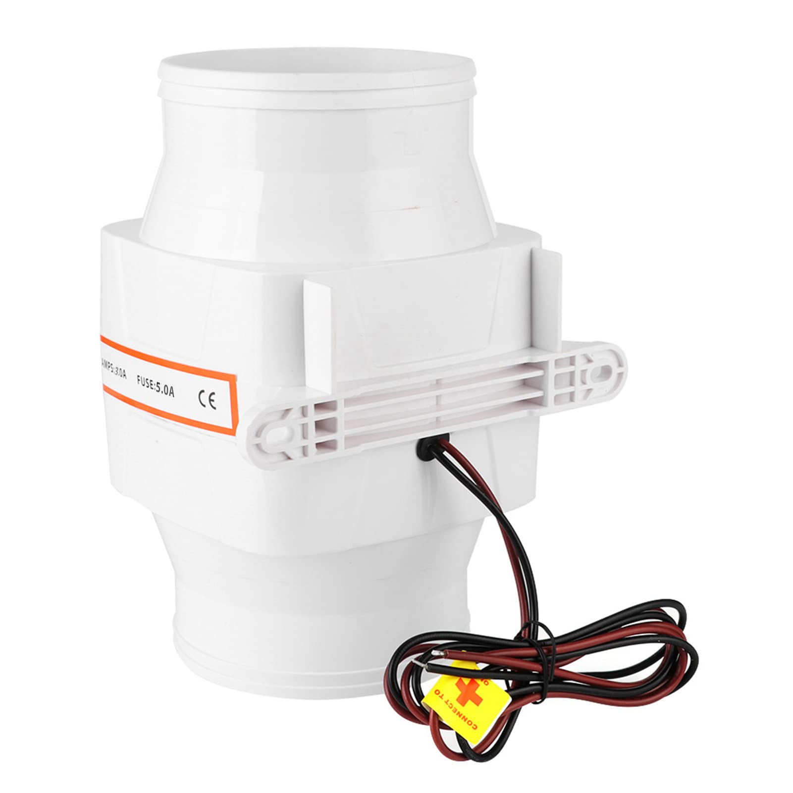 Marine Bilge Blower 4in In Line Ventilation Fan 24V Strong Engine Ventilation for Yacht RV 270CFM USCG 183.410 Ignition