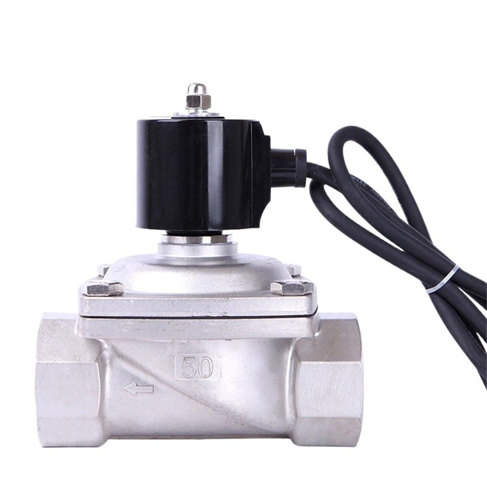 Électrovanne anti-corrosion 2 pouces en acier inoxydable 220V étanche IP68 contre infiltrations