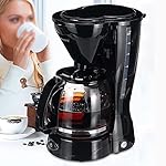 QJRGUY Electric Coffee Pot with Filter Drip Brewing Hot Brewer Boiled Tea Kettle Making Machine - Image 2