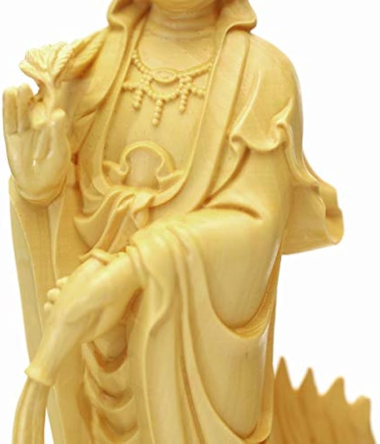 木彫　仏像　龍上観音菩薩　ツゲ 61fnfkvFUqL._AC_UL210_SR210,