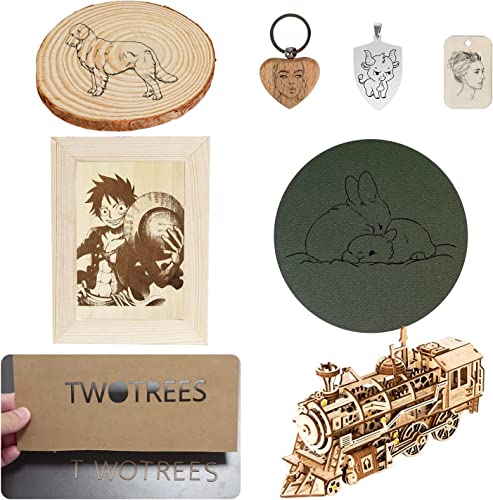 Usongshine Laser Engraving Material Box Kit124 Pcs Of Diy Materials For Laser Engraver #TOP3
