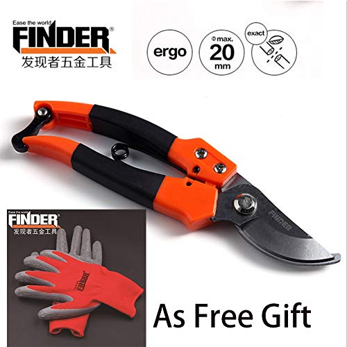 8"Garden Tools Hand Pruning Shears Carbon Steel Garden Tools Secateurs