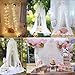 ESUPPORT Dome Princess Bed Canopy Round Lace Mosquito Net Play Tent Hanging House Decoration Lace Netting Curtains for Indoor Outdoor