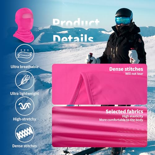 Image of YESLIFE Balaclava Ski Mask for Men and Women, Winter Face Mask, Shiesty for Skiing, Snowboarding & Motorcycle