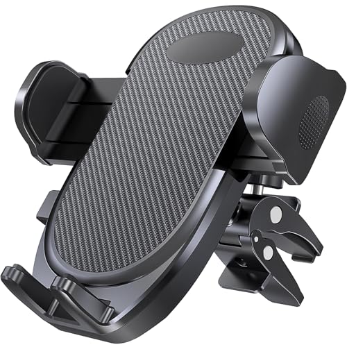 Giftorld Support de téléphone pour grille d'aération de voiture, clip d'aération ultra stable, compatible avec toutes les séries d'iPhone, et autres...