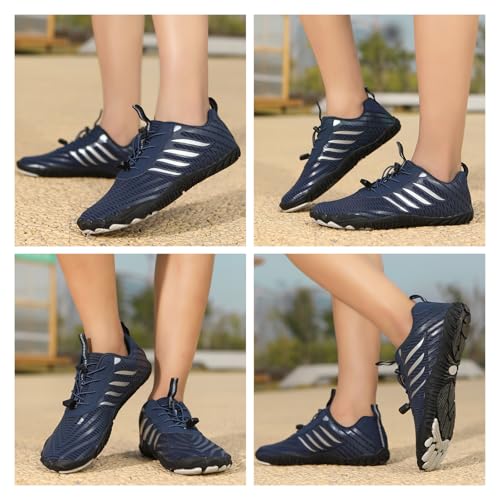 Barefoot Water Shoes for Women Men丨Unisex Pro Footwear Barefoot Shoes丨Waterproof Trail Running Healthy & Non-Slip丨Wide Toe Zero Drop Hiking 7