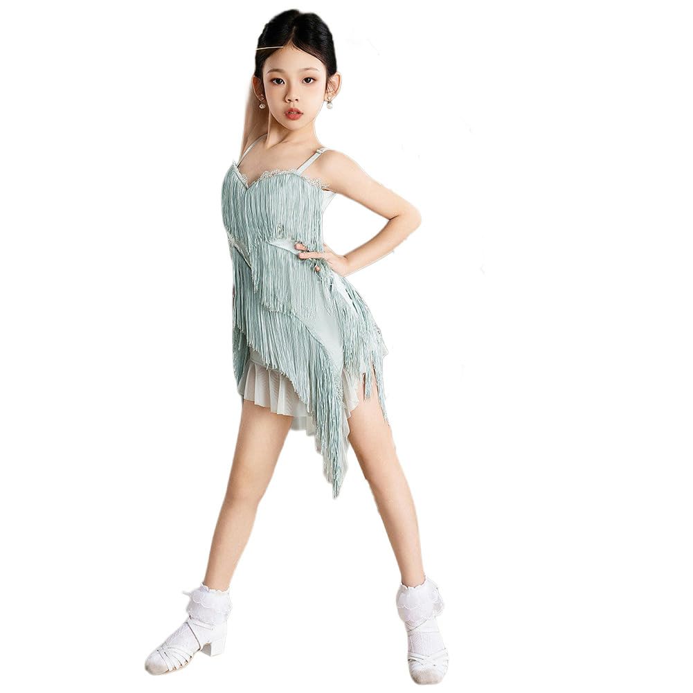 Robe danse latine fille 170cm costume bachata tango salsa