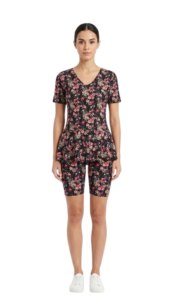 Printed Swimming Costume for Women Frock Style| Women Swimming Costume | Swim Suit | Swimwear | Swimming Dress XL -XXL-image-22