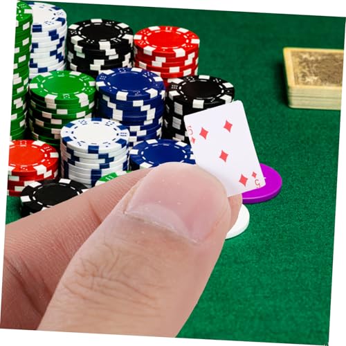 2 Stück Maßstab Teiliges Stabile Pokerkarten mit Klarem Muster Kreatives Brettspiel für Erwachsene und Dekoratives Kartenspiel für Zuhause Büro Bar Zufälliger Stil – Bild 4