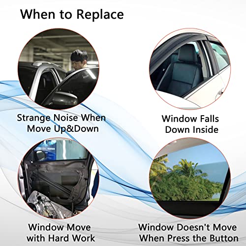 Loosoo Front Left Power Window Regulator, Driver Side Compatible With Kia Optima 2.0L 2.4L 2014-2015, Window Move Up&Down Regulator, Replace# 82471-2T510, 82471-2T500, 82471-4C500 #TOP4